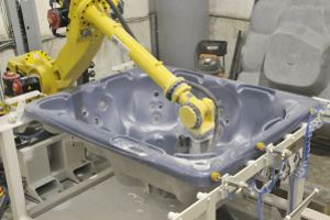 Hot Tub Manufacturing with Robot Arms